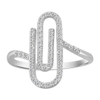Thumbnail for LADIES RING 1/4 CT ROUND DIAMOND 10K WHITE GOLD