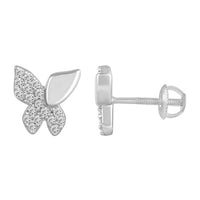 Thumbnail for LADIES EARRING 1/5 CT ROUND DIAMOND 10K YELLOW GOLD