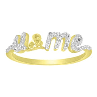Thumbnail for LADIES RING 1/6 CT ROUND DIAMOND 10K YELLOW GOLD