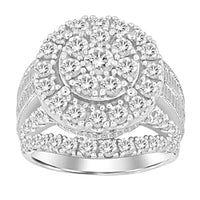 Thumbnail for LADIES RING 3 CT ROUND/BAGUETTE DIAMOND 10K YELLOW GOLD