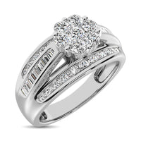 Thumbnail for 10K White Gold 1 Ct.Tw. Diamond Engagement Ring