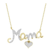 Thumbnail for Yellow Gold Mama Necklace