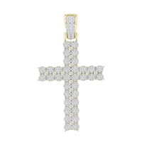 Thumbnail for MEN'S CHARM 1 1/2 CT ROUND DIAMOND 10K YELLOW GOLD