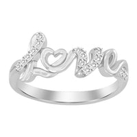 Thumbnail for LADIES RING 1/10 CT ROUND DIAMOND 10K WHITE GOLD