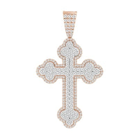 Thumbnail for MEN'S CHARM 3 5/8 CT ROUND DIAMOND 10K ROSE GOLD