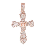 Thumbnail for MEN'S CHARM 6 1/6 CT ROUND DIAMOND 10K ROSE GOLD