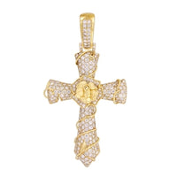 Thumbnail for MEN'S CHARM 6 1/6 CT ROUND DIAMOND 14K YELLOW GOLD