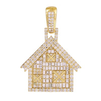 Thumbnail for MEN'S CHARM 6 1/3 CT ROUND/BAGUETTE DIAMOND 14K YELLOW GOLD