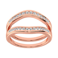 Thumbnail for Diamond 1/3 Ct.Tw. Guard Ring in 10K Rose Gold