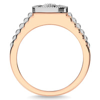 Thumbnail for Diamond 1/4 Ct.Tw. Mens Fashion Ring in 10K Two Tone Gold