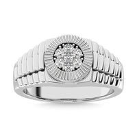 Thumbnail for Diamond 1/2 Ct.Tw. Mens Rolex Ring in 14K White Gold
