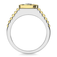 Thumbnail for Diamond 1/2 Ct.Tw. Mens Fashion Ring in 10K Two Tone Gold