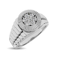 Thumbnail for 14K White Gold 1 Ct.Tw. Diamond Mens Ring