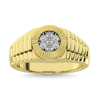 Thumbnail for Diamond 1 Ct.Tw. Rolex Mens Ring in 14K Yellow Gold