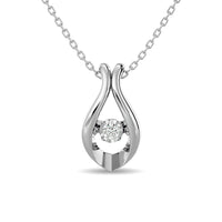 Thumbnail for Diamond 1/50 ct tw Fashion Pendant in Sterling Silver