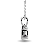 Thumbnail for Diamond Shimmering Pendant 1/50 ct tw Round-cut in Sterling Silver