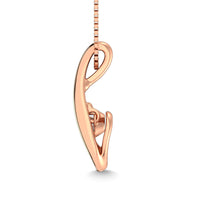 Thumbnail for Diamond 1/20 Ct.Tw. Shimmering Pendant in 10K White Gold