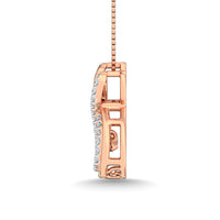 Thumbnail for Diamond 1/5 Ct.Tw. Infinity Pendant in 10K Rose Gold