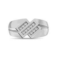 Thumbnail for 10K White Gold 1/4 Ct.Tw. Diamond Mens Ring