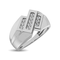 Thumbnail for 10K White Gold 1/4 Ct.Tw. Diamond Mens Ring