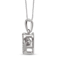 Thumbnail for Sterling Silver Moving Diamond Accent Fashion Pendant