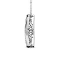Thumbnail for Sterling Silver 1/5 Ct.Tw.Moving Diamond Fashion Pendant
