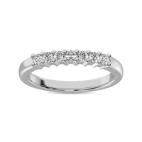 Thumbnail for Diamond 1/5 Ct.Tw. 7 Stone Band in 14K White Gold