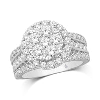 Thumbnail for 14K White Gold 2 Ct.Tw. Diamond Engagement Ring