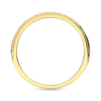 Thumbnail for 14K Yellow Gold 1/2 Ct.Tw. Diamond Mens Machine Band