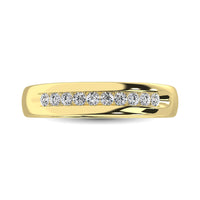 Thumbnail for Diamond 1 Ct.Tw. Mens Machine Band in 10K Yellow Gold