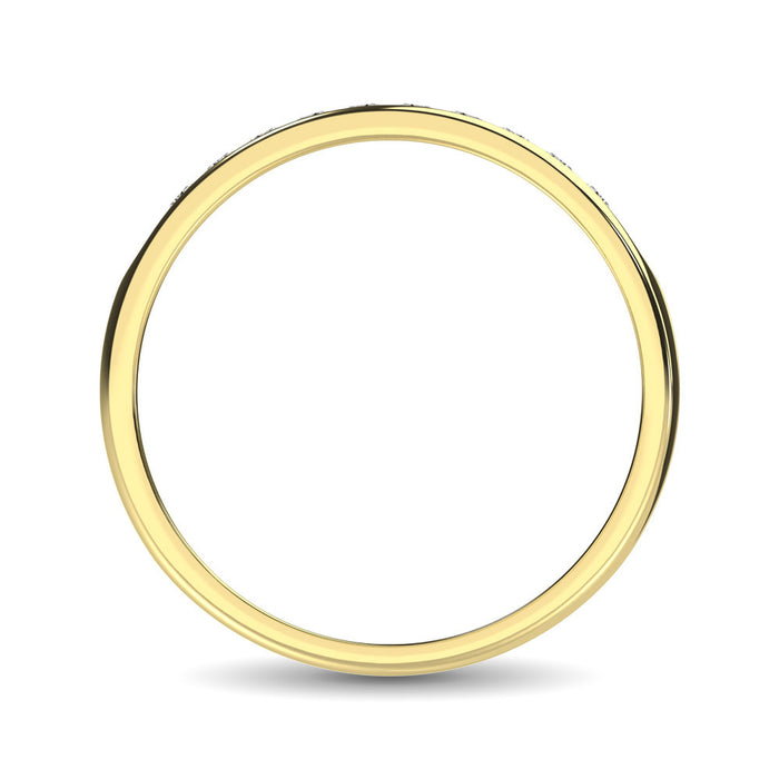 Diamond 1 Ct.Tw. Mens Machine Band in 10K Yellow Gold