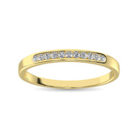 Thumbnail for 14K Yellow Gold 1/3 Ct.Tw. Diamond Ladies Machine Band