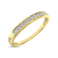 Thumbnail for 14K Yellow Gold 3/4 Ct.Tw. Diamond Ladies Machine Band