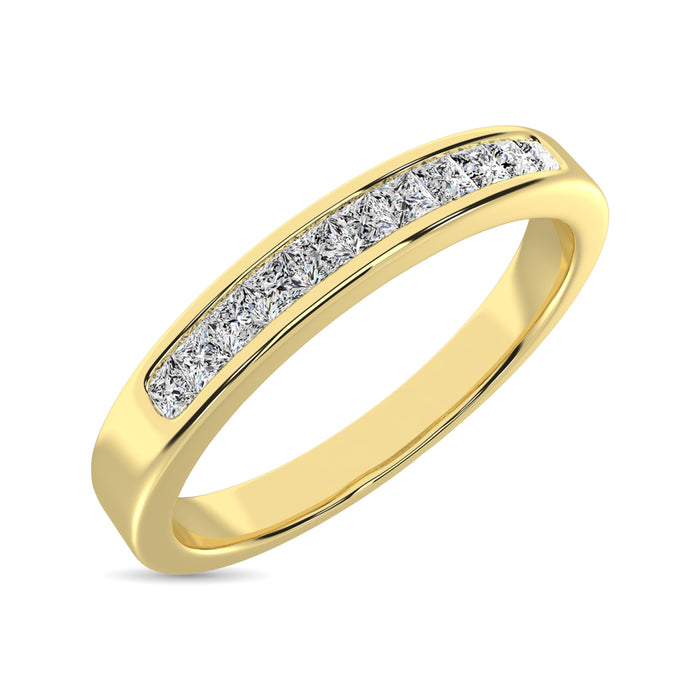 Diamond 3/4 Ct.Tw. Ladies Machine Band in 14K Yellow Gold