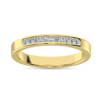 Thumbnail for 14K Yellow Gold 1 Ct.Tw. Diamond Ladies Machine Band