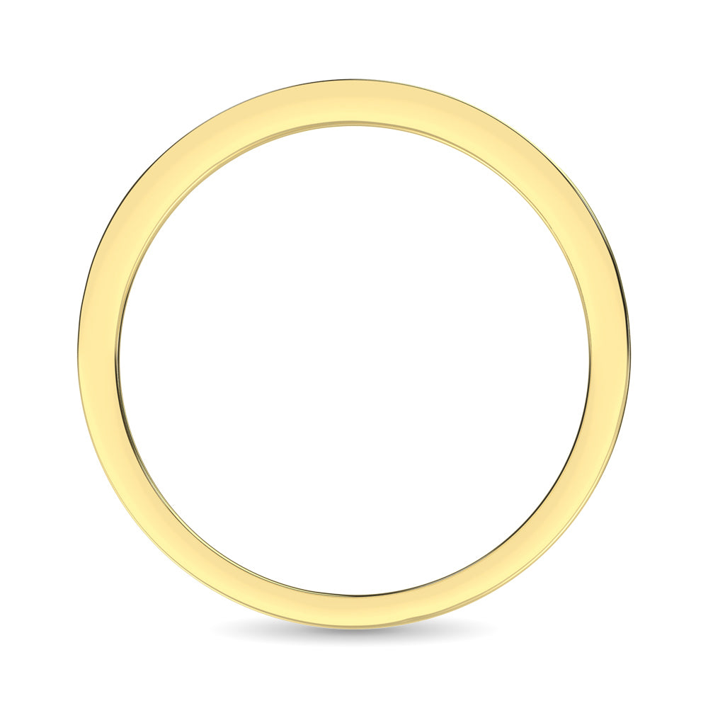 14K Yellow Gold 1 Ct.Tw. Diamond Ladies Machine Band