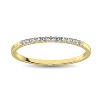 Thumbnail for 14K Yellow Gold 1/10 Ct Diamond Ladies Machine Band