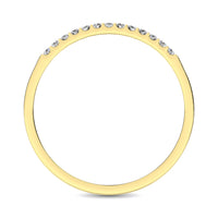 Thumbnail for 14K Yellow Gold 1/10 Ct Diamond Ladies Machine Band