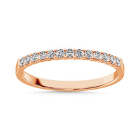 Thumbnail for 14K Rose Gold 1/6 Ct.Tw. Diamond Ladies Machine Band
