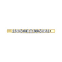 Thumbnail for 14K Yellow Gold 1/6 Ct.Tw. Diamond Ladies Machine Band