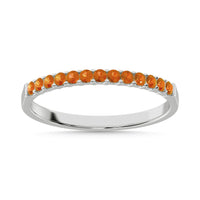Thumbnail for Citrine  1/4 Ct.Tw. Machine Band in 14K White Gold