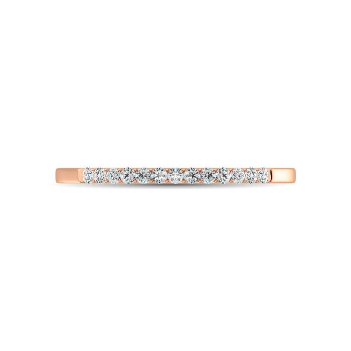 Diamond 1/3 Ct.Tw. Ladies Machine Band in 14K Rose Gold