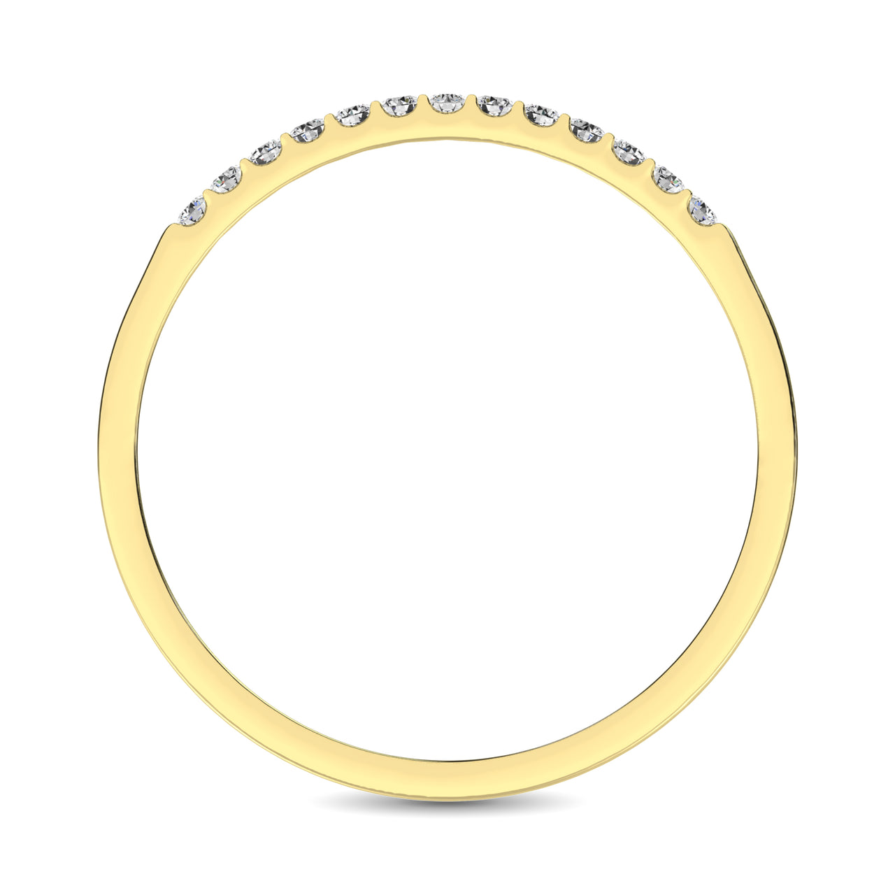 14K Yellow Gold 1/2 Ct Diamond Ladies Machine Band