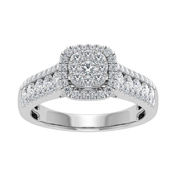 Diamond 7/8 Ct.Tw. Fashion Ring in 14K White Gold