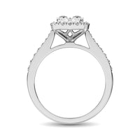 Thumbnail for 14K White Gold 9/10 Ct.Tw Diamond Engagement Ring