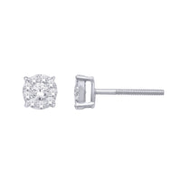 Thumbnail for 14K White Gold 1/4 Ct.Tw. Diamond Fashion Earrings