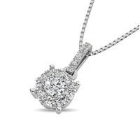 Thumbnail for 14K White Gold 1/3 Ct.Tw. Diamond Fashion Pendant