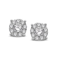 Thumbnail for 14K White Gold 1 Ct.Tw. Diamond Fashion Earrings