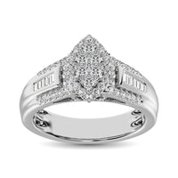 Thumbnail for Marquise Shape 1/2 Ctw Diamond Engagement Ring