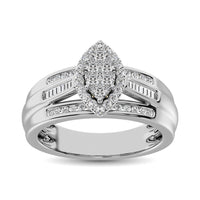 Thumbnail for 14K White Gold 1/2 Ct.Tw. Diamond Engagement Ring
